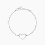 Bracelet Cosima Argent Blanc - Bracelets Femme | Histoire d&rsquo;Or