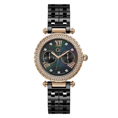 Montre Gc Primechic Nacre Noir - Montres Femme | Histoire d’Or