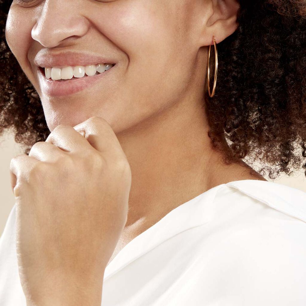 Créoles Verania Or Jaune - Boucles d'oreilles créoles Femme | Histoire d’Or
