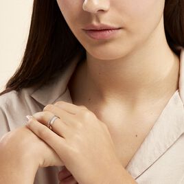 Bague Katiana Or Blanc Oxyde De Zirconium - Bagues avec pierre Femme | Histoire d’Or