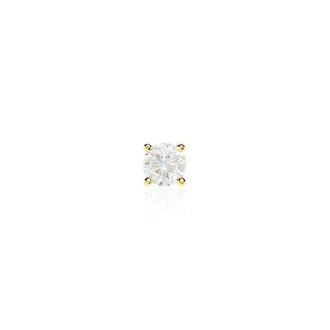 Boucle D'oreille Puce Unitaire Victoria Or Jaune Diamant - Clous d'oreilles Famille | Histoire d’Or