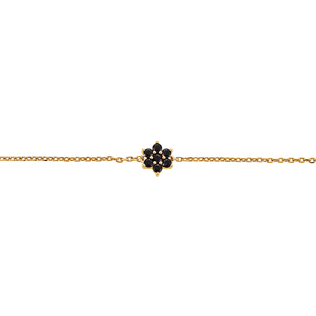 Bracelet Midnight Royalty Plaqué Or Jaune Pierre De Synthèse - Bracelets Femme | Histoire d’Or
