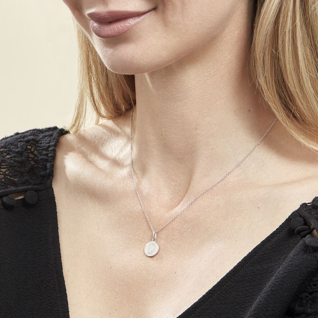 Collier Argent Eugenien Oxydes De Zirconium - Colliers fantaisie Femme | Histoire d’Or