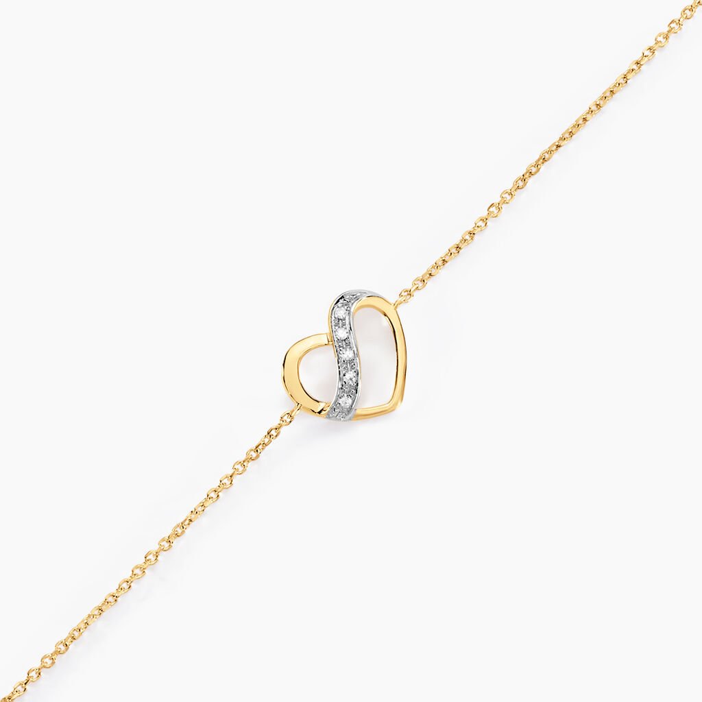 Bracelet Or Jaune Juliane Diamants - Bracelets Femme | Histoire d&rsquo;Or