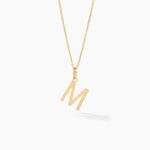 Pendentif Ionia Lettre Or Jaune - Pendentifs Famille | Histoire d&rsquo;Or