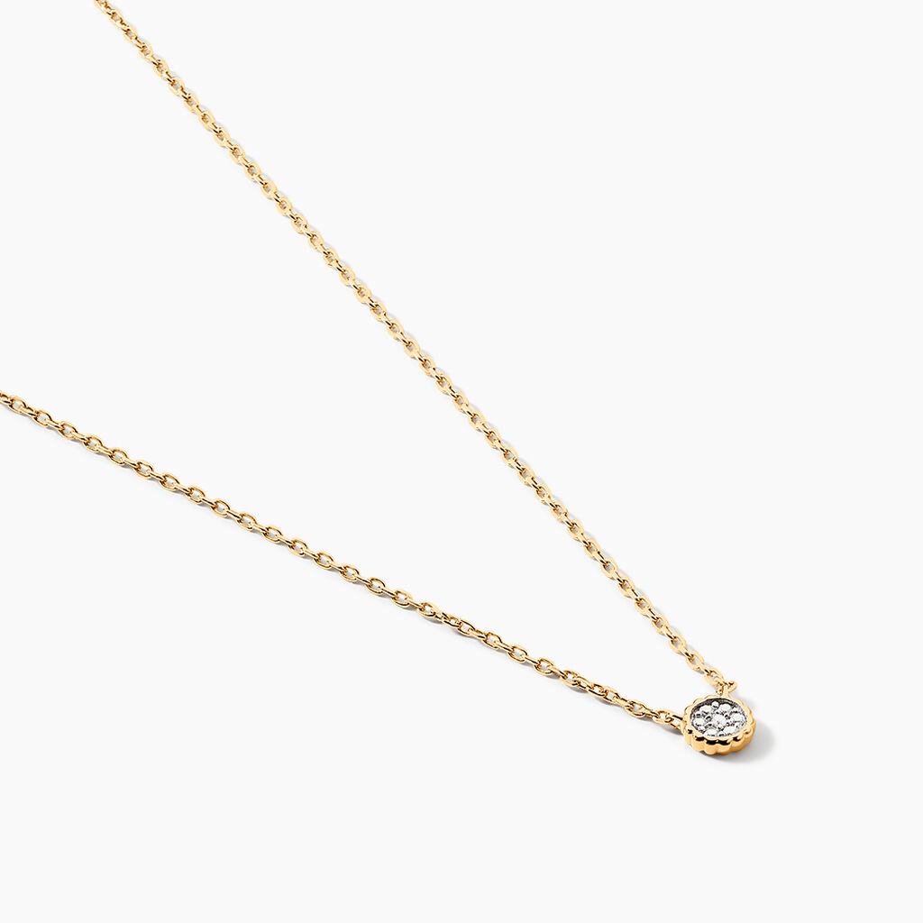 Collier Mon 1er Diamant Or Jaune Diamant - Colliers Femme | Histoire d’Or