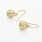 Boucles D'oreilles Pendantes Fidelia Boules Or Jaune - Boucles d'oreilles pendantes Femme | Histoire d&rsquo;Or