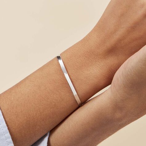 Bracelet Argent Blanc Millo - Bracelets fantaisie Femme | Histoire d’Or