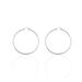 Créoles Argent Blanc Anne - Boucles d'oreilles créoles Femme | Histoire d’Or