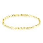 Bracelet Elviaae Maille Jaseron Or Jaune - Bracelets cha&icirc;ne Femme | Histoire d&rsquo;Or