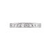 Demi-alliance Or Blanc  Valentine Diamant Synthetique - Alliances Femme | Histoire d’Or