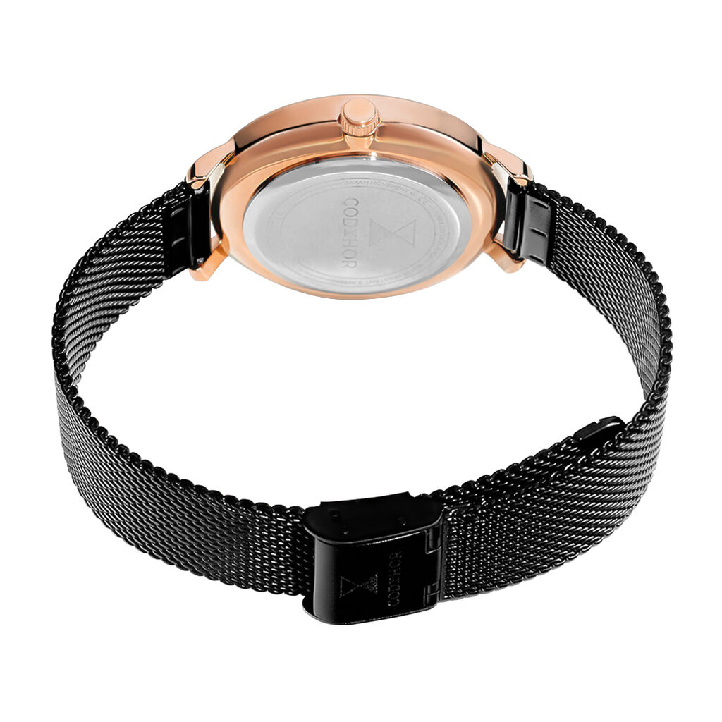 Montre Codhor Amele Noir - Montres Femme | Histoire d&rsquo;Or
