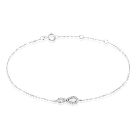 Bracelet Theanna Or Blanc Diamant - Bracelets Femme | Histoire d’Or