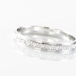 Alliance Heldea Ruban Plat Or Blanc - Alliances Unisex | Histoire d&rsquo;Or