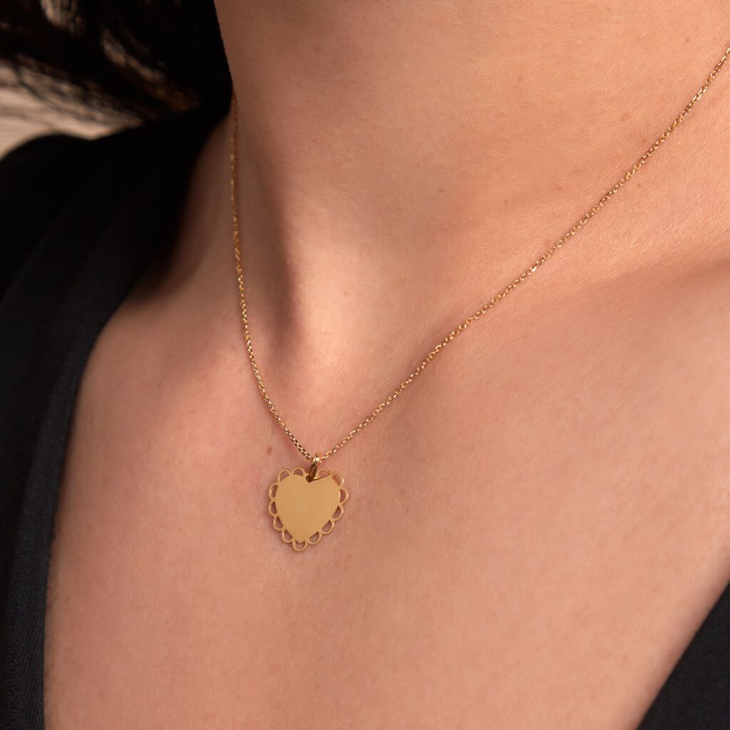Pendentif Cassarah Or Jaune - Cadeaux de naissance Femme | Histoire d’Or