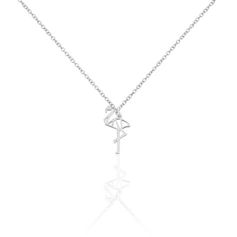 Collier Mayssoun Argent Blanc - Colliers fantaisie Femme | Histoire d’Or
