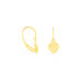 Boucles D'oreilles Pendantes France-marie Coeur Or Jaune - Boucles d'Oreilles Coeur Enfant | Histoire d’Or