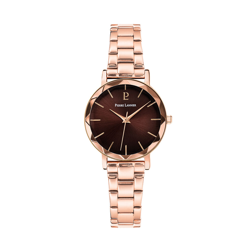 Montre Pierre Lannier Multiples Chocolat - Montres Femme | Histoire d&rsquo;Or