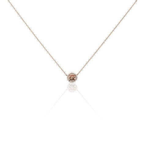 Collier Rio Copacabana Argent Rose Oxyde De Zirconium - Colliers fantaisie Femme | Histoire d’Or