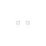 Boucles D'oreilles Puces Victoria Or Blanc Diamant - Clous d'oreilles Femme | Histoire d&rsquo;Or