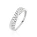 Bague Aglae Or Blanc Oxyde De Zirconium - Bagues avec pierre Femme | Histoire d’Or