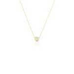 Collier Or Jaune Burak Oxyde De Zirconium - Colliers Femme | Histoire d&rsquo;Or