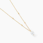 Collier Pearly Or Jaune Perle De Culture - F&ecirc;te des m&egrave;res Femme | Histoire d&rsquo;Or