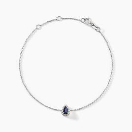 Bracelet Juliettina Or Blanc Saphir Et Diamant - Bracelets Femme | Histoire d’Or