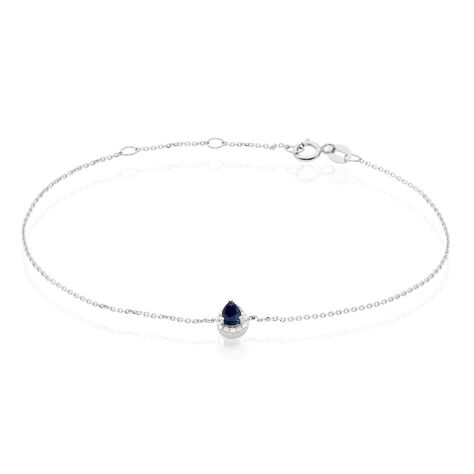 Bracelet Juliettina Or Blanc Saphir Et Diamant - Bracelets Femme | Histoire d’Or