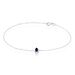 Bracelet Juliettina Or Blanc Saphir Et Diamant - Bracelets Femme | Histoire d’Or