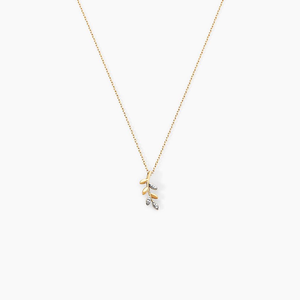 Collier Palmiro Or Jaune Diamant - Colliers Femme | Histoire d’Or