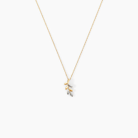 Collier Palmiro Or Jaune Diamant - Colliers Femme | Histoire d’Or