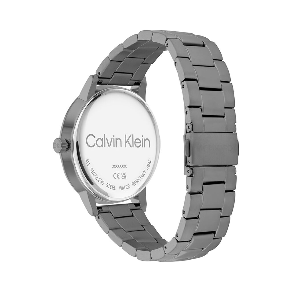 Montre Calvin Klein Linked Bracelet Gris - Montres Homme | Histoire d&rsquo;Or