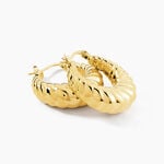 Cr&eacute;oles Clive Acier Dor&eacute; - Boucles d'oreilles cr&eacute;oles Femme | Histoire d&rsquo;Or