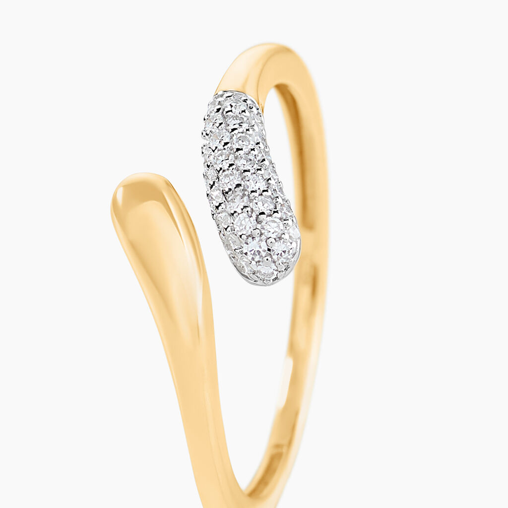 Bague Dunyasha Or Jaune Diamant  - Bagues avec pierre Femme | Histoire d&rsquo;Or