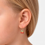 Boucles D'oreilles Pendantes Cherry Cerise Or Jaune - Boucles d'oreilles pendantes Enfant | Histoire d&rsquo;Or