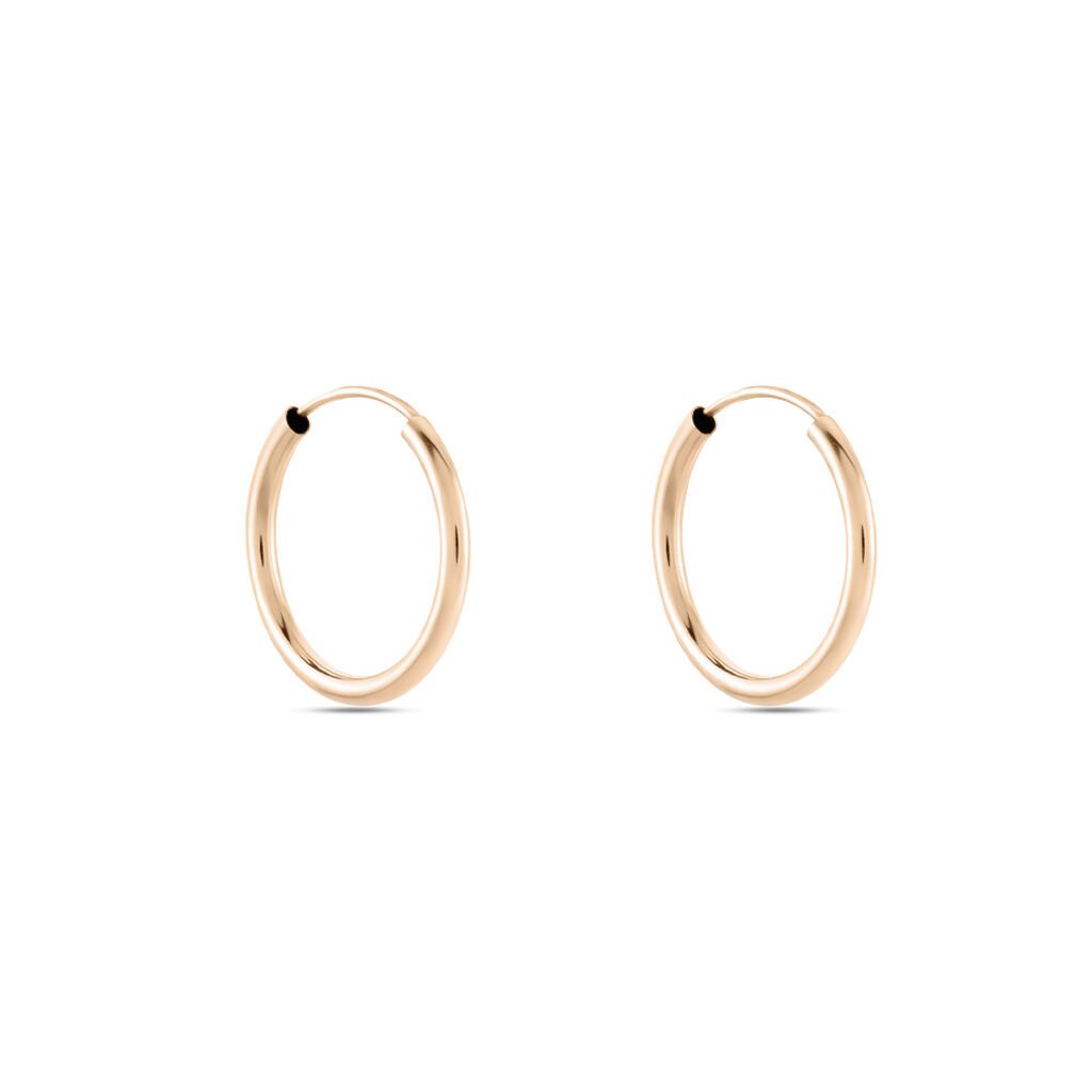 Cr&eacute;oles Or Rose - Boucles d'oreilles cr&eacute;oles Femme | Histoire d&rsquo;Or