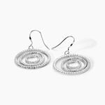 Boucles D'oreilles Pendantes Argent Blanc Oxyde De Zirconium - Boucles d'oreilles pendantes Femme | Histoire d&rsquo;Or
