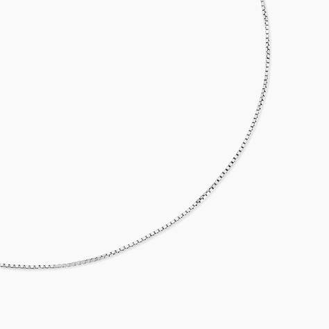 Chaîne Alyze Argent Blanc - Chaines Femme | Histoire d’Or