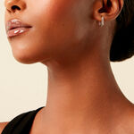 Cr&eacute;oles Louiselle Argent Blanc Oxyde De Zirconium - Boucles d'oreilles cr&eacute;oles Femme | Histoire d&rsquo;Or