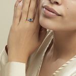 Bague Balthasar Or Blanc Topaze Topaze Oxyde - Bagues solitaires Femme | Histoire d&rsquo;Or