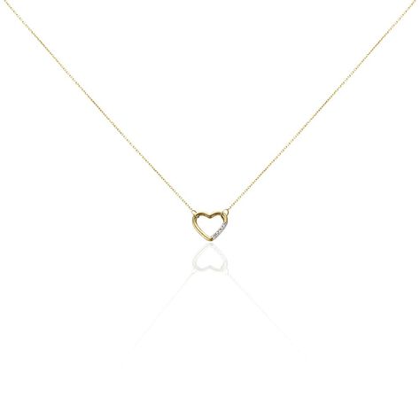 Collier Or Jaune Abiram Diamants - Colliers Femme | Histoire d&rsquo;Or