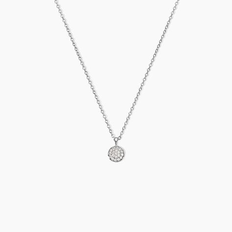 Collier Argent Victorin Oxydes De Zirconium - Colliers fantaisie Femme | Histoire d&rsquo;Or