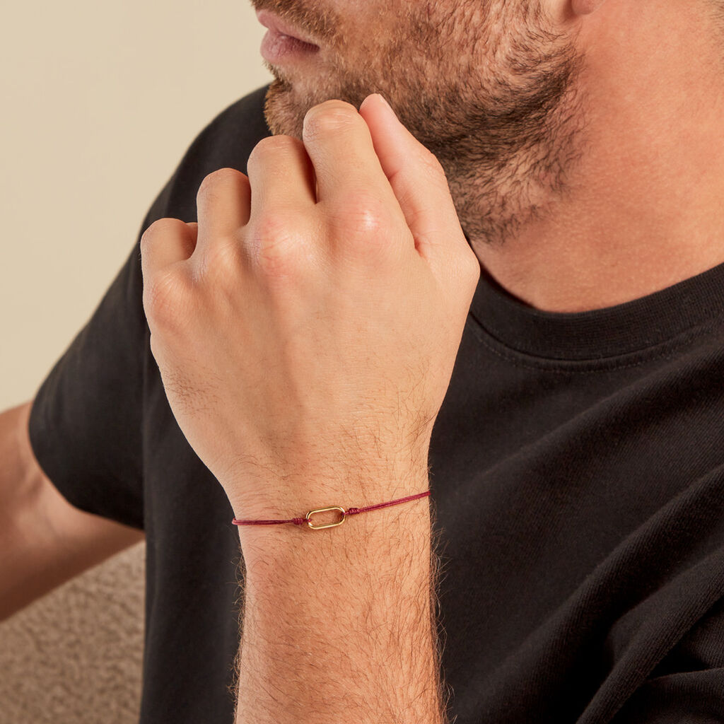 Bracelet Infini Pop Argent Jaune - Bracelets cordon Famille | Histoire d’Or