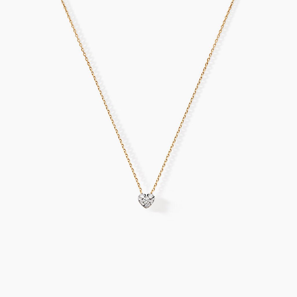 Collier Diamantia Or Jaune Diamant - Colliers Femme | Histoire d’Or