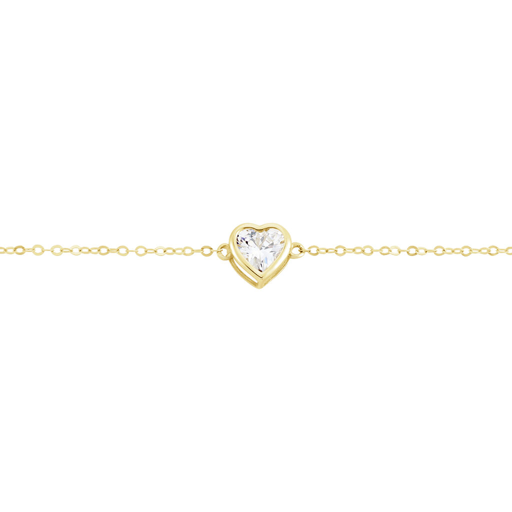Bracelet Or Jaune Idony Oxyde De Zirconium - Bracelets Femme | Histoire d’Or