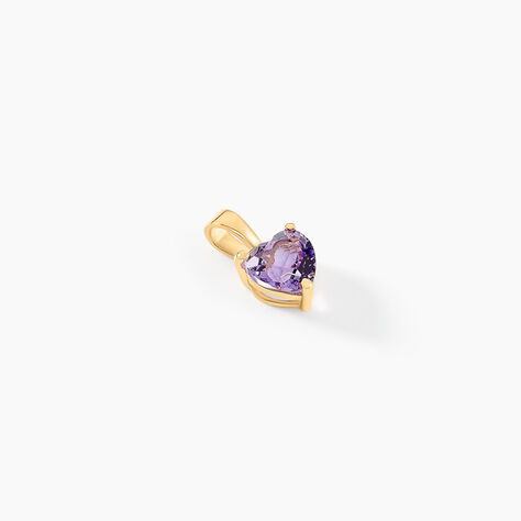 Pendentif Miyah Or Jaune Amethyste - Pendentifs Coeur Femme | Histoire d’Or