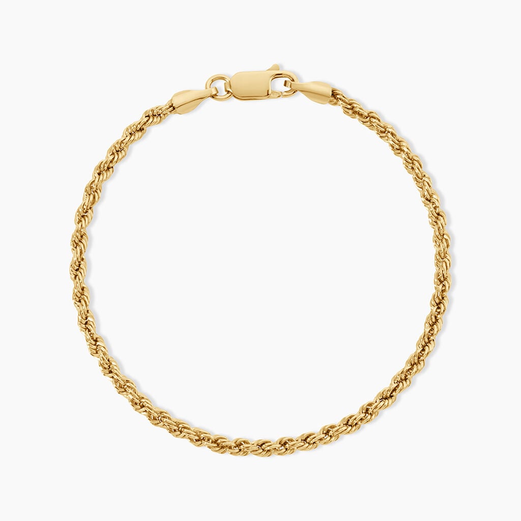 Bracelet Cordelia Argent Dor&eacute; A L'Or 750/1000 - Bijoux sans pierre Femme | Histoire d&rsquo;Or