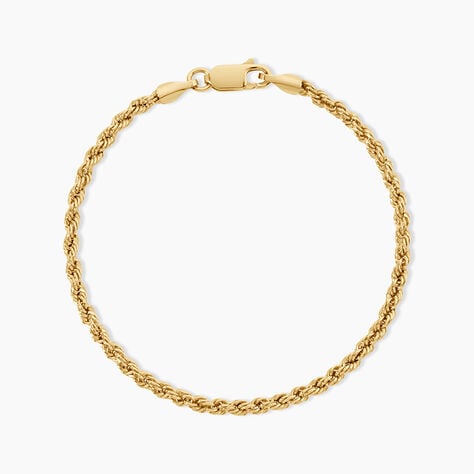 Bracelet Cordelia Argent Dor&eacute; A L'Or 750/1000 - Bijoux sans pierre Femme | Histoire d&rsquo;Or