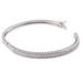 Bracelet Jonc Clélya Argent Blanc Oxyde De Zirconium - Bracelets joncs Femme | Histoire d’Or